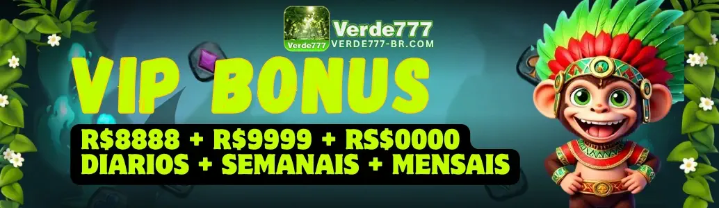 VERDE777 Promoções banner