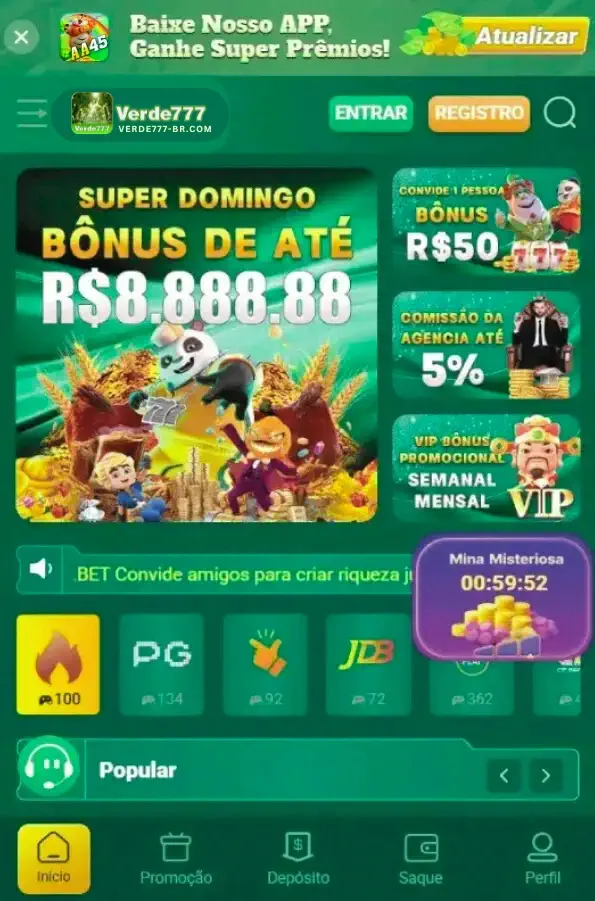 Aplicativo VERDE777